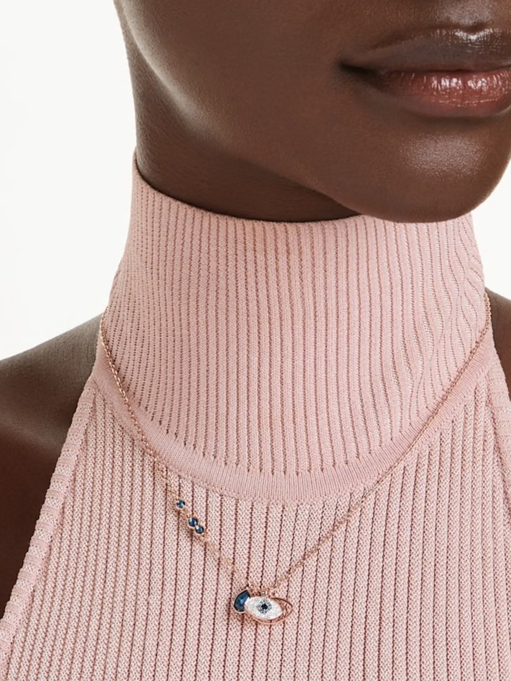 Swarovski Evil Eye Rose Gold necklace